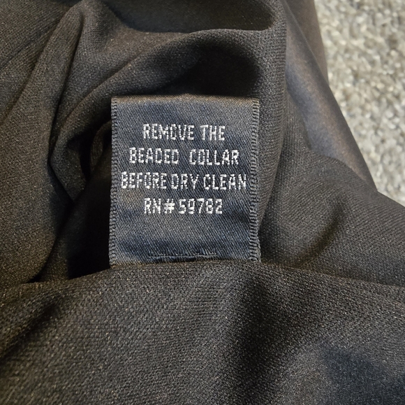 Adrianna Papell Beaded Neckline Cocktail Party Evening Classy Elegant Sz 12 - Picture 5 of 11